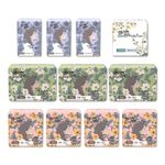 [SALLY'S LAW] Sanitary Pads Signiture Magic Quick Medium 4packs+Large 3packs+Overnight 3packs+Panty liner 1pack - 100% PLA Cover, Cushioned comfort, Eucalyptus Scent - Made in Korea